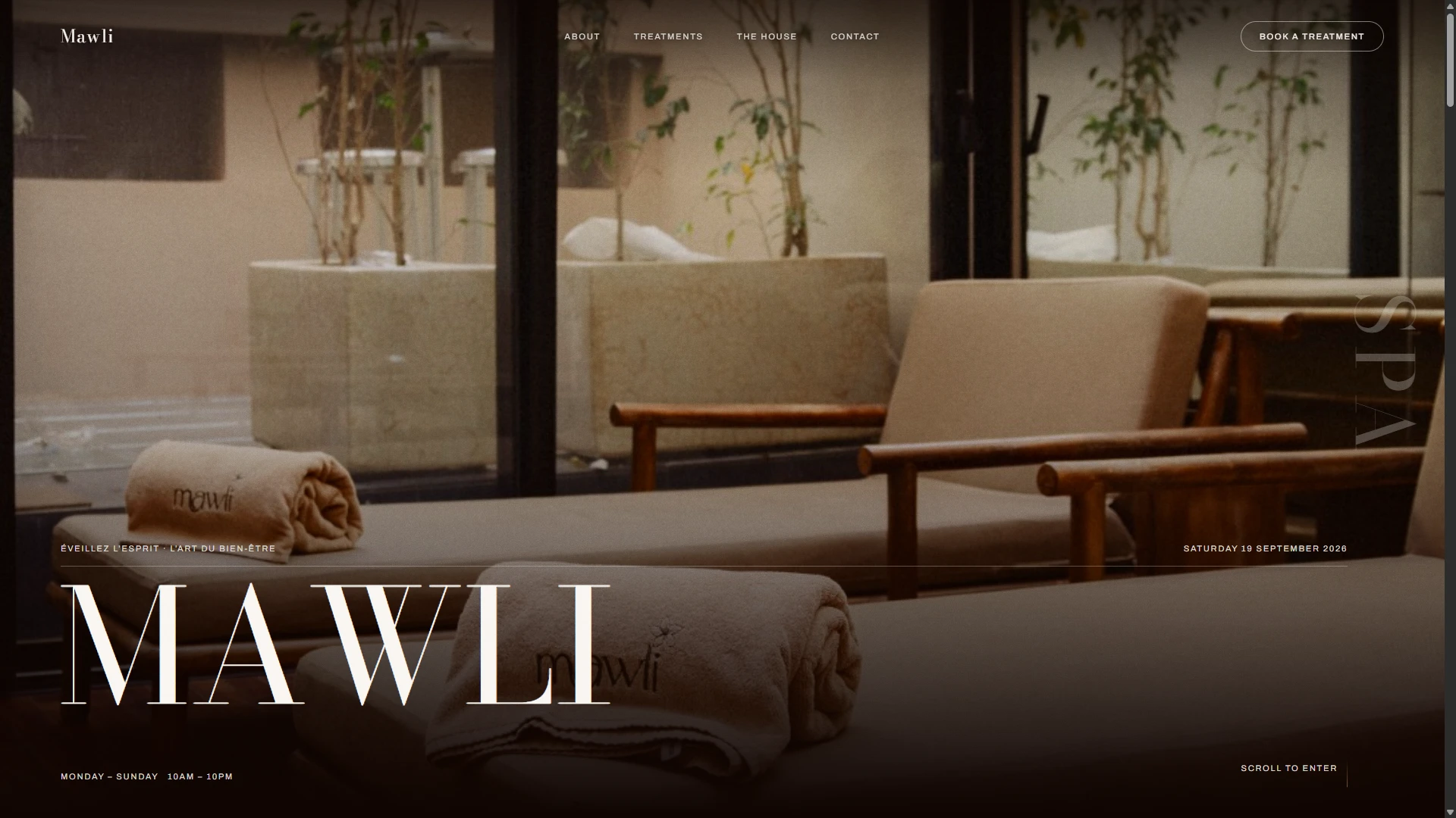 Mawli, website by Icarvs Studio: spa brand & booking site, marrakech